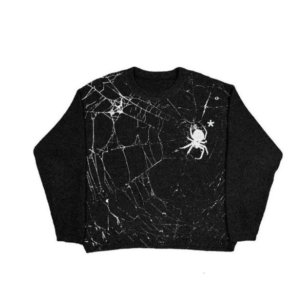 women's sweaters y2k goth harajuku spider web print pattern long sleeve knit men pullover autumn winter streetwear casual grunge women, White;black
women's sweaters y2k goth harajuku spider web print pattern long sleeve knit men pullover autumn winter streetwear casual grunge women, White;black