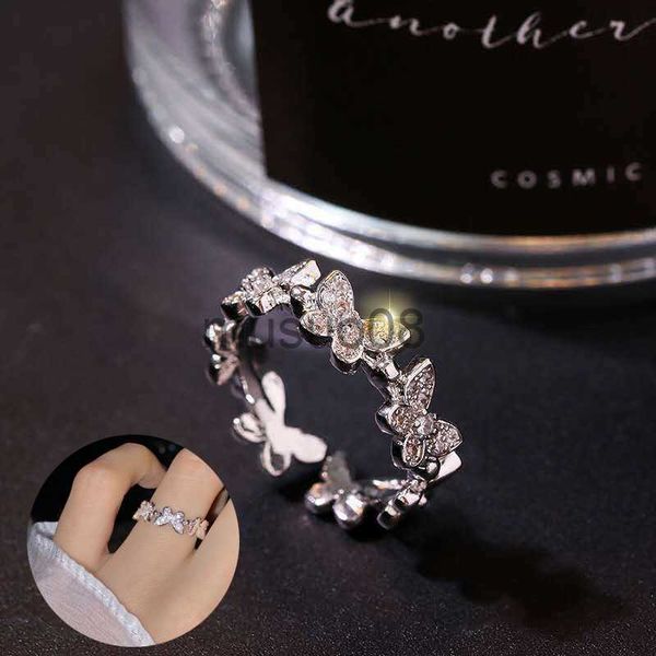 band rings new fashion butterfly rings shiny cubic zirconia leaves geometric adjustable finger ring girls minimalist dainty jewlery gifts j2, Silver
band rings new fashion butterfly rings shiny cubic zirconia leaves geometric adjustable finger ring girls minimalist dainty jewlery gifts j2, Silver
