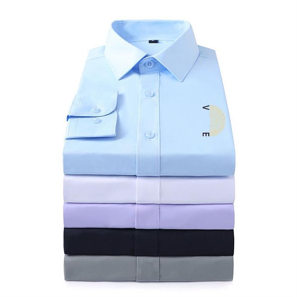2023luxurys designers wholesale mens dress shirts solid slim long sleeve brand working clothing chemise homme camisa social masculina s-4xl, White;black
2023luxurys designers wholesale mens dress shirts solid slim long sleeve brand working clothing chemise homme camisa social masculina s-4xl, White;black