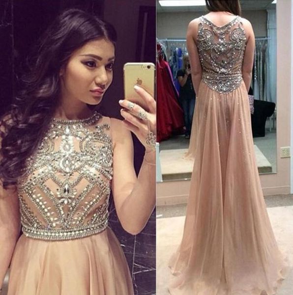 2018 alluring champagne long prom dresses scoop sleeveless crystal beaded chiffon floor length sparkly prom gowns evening dresses7913945, Black
2018 alluring champagne long prom dresses scoop sleeveless crystal beaded chiffon floor length sparkly prom gowns evening dresses7913945, Black