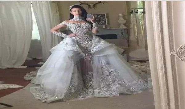 luxury high neck illusion long sleeve sheer neck ball gown prom dresses overskirt tiered lace applique beaded vestido de novi2208475, Black
luxury high neck illusion long sleeve sheer neck ball gown prom dresses overskirt tiered lace applique beaded vestido de novi2208475, Black