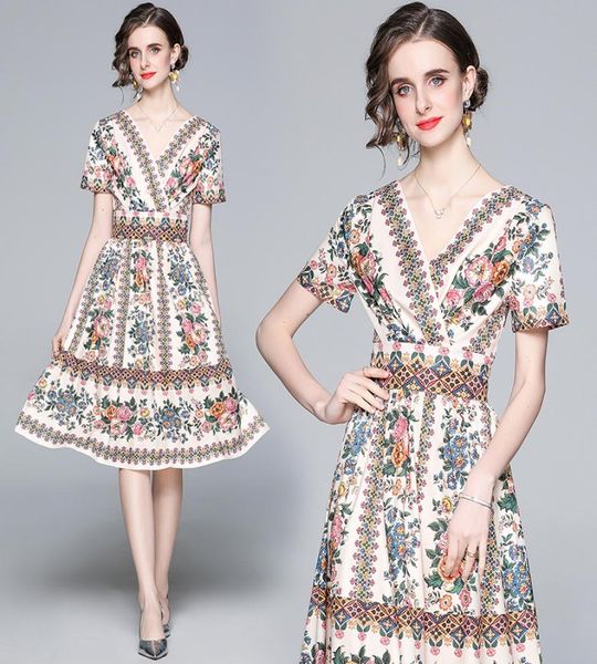 summer dress highend short sleeve printed dress fashion elegant vneck lady dresses party dresses1998141, White;black
summer dress highend short sleeve printed dress fashion elegant vneck lady dresses party dresses1998141, White;black