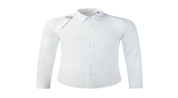 brand business metal buckle ribbon over the shoulder men shirt long sleeve slim chemise homme highend male dress shirts4573924, White;black
brand business metal buckle ribbon over the shoulder men shirt long sleeve slim chemise homme highend male dress shirts4573924, White;black