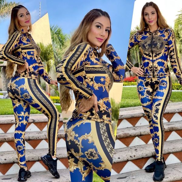 designer clothes women print jacket and bottoms two piece pants outfits women fashion zipper sweatshirt and pant set wear ship, White
designer clothes women print jacket and bottoms two piece pants outfits women fashion zipper sweatshirt and pant set wear ship, White