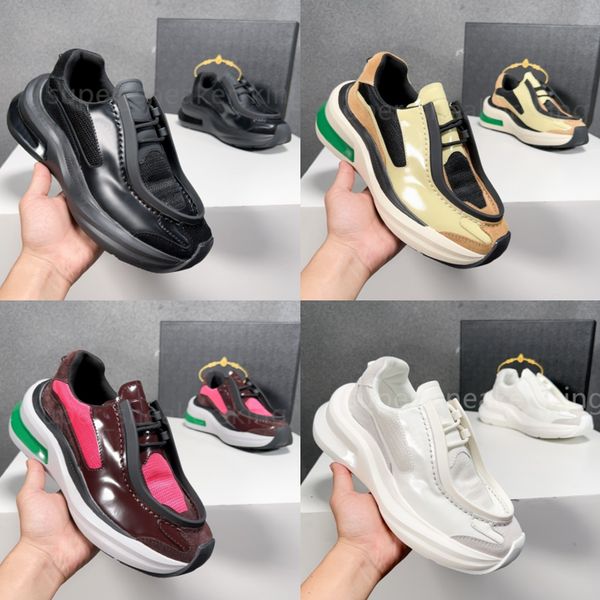 designer calfskin casual shoes platform sneakers cycling fabric and suede elements adorn shiny leather sneakers running shoee size 35-46 wit, Black
designer calfskin casual shoes platform sneakers cycling fabric and suede elements adorn shiny leather sneakers running shoee size 35-46 wit, Black