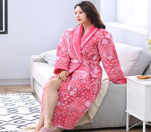 whole brand winter warm nightgown bath robe women robe female floral bathrobe quilted pajamas mujer thick spa robe shower sle5064327, Black;red
whole brand winter warm nightgown bath robe women robe female floral bathrobe quilted pajamas mujer thick spa robe shower sle5064327, Black;red