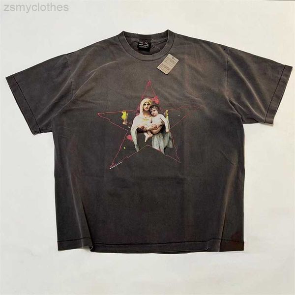 men's t-shirts good quality vintage saint michael t-shirt men angel jesus washed women fashion t shirt streetwear tee men clothing, White;black
men's t-shirts good quality vintage saint michael t-shirt men angel jesus washed women fashion t shirt streetwear tee men clothing, White;black