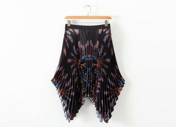 new women vintage elastic high waist chain print pleated midi skirt faldas mujer ladies asymmetrical casual chic skirts qun133 y197085877, Black
new women vintage elastic high waist chain print pleated midi skirt faldas mujer ladies asymmetrical casual chic skirts qun133 y197085877, Black
