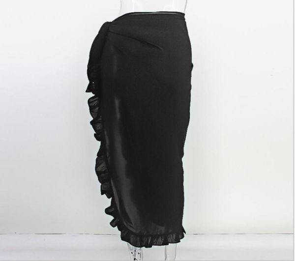 women beach bikini cover up swim skirt short wrap sarong white black beachwear ruffles long solid beach coverups one size6939935
women beach bikini cover up swim skirt short wrap sarong white black beachwear ruffles long solid beach coverups one size6939935