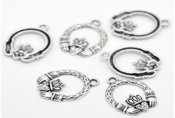 whole 100pcs antique silver tone rhinestone claddagh ring charm pendants 25x18mm jewelry findings making diy whole j05063519325, Bronze;silver
whole 100pcs antique silver tone rhinestone claddagh ring charm pendants 25x18mm jewelry findings making diy whole j05063519325, Bronze;silver