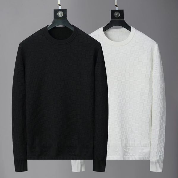 men's sweaters knitted pullovers for mens womens designer letters printed sweatshirts autumn winter warm comfortable jumpers, White;black
men's sweaters knitted pullovers for mens womens designer letters printed sweatshirts autumn winter warm comfortable jumpers, White;black