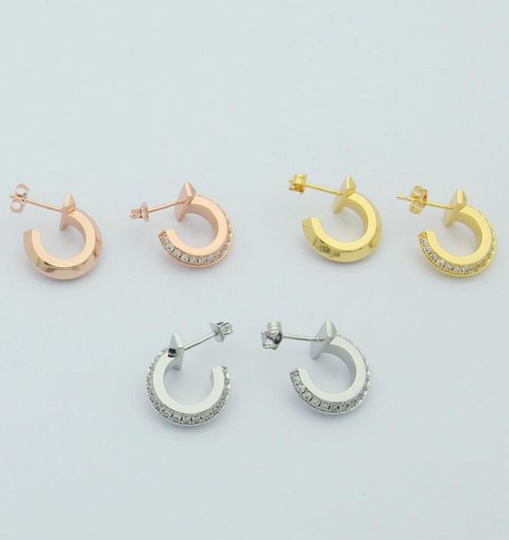 womens cring earrings studs designer jewelry with drill studs goldsilveryrose gold full brand as wedding christmas gift9589152, Golden;silver
womens cring earrings studs designer jewelry with drill studs goldsilveryrose gold full brand as wedding christmas gift9589152, Golden;silver