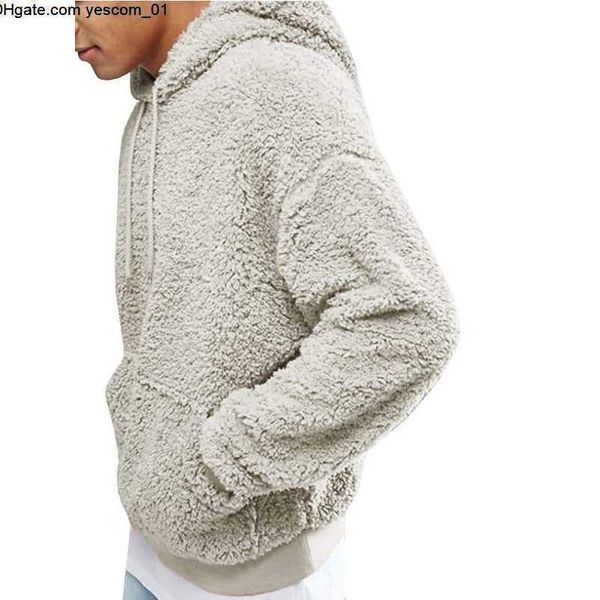 thick mens winter warm sweater oversized fleece hoodies male pullover autumn solid streetwear, White;black
thick mens winter warm sweater oversized fleece hoodies male pullover autumn solid streetwear, White;black