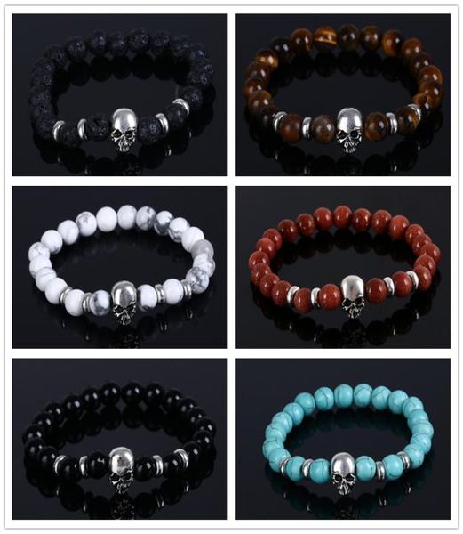 women lava stone and tiger eye turquoise stone beads bracelet 2022 fashion man black natural stones skull bracelet6011414
women lava stone and tiger eye turquoise stone beads bracelet 2022 fashion man black natural stones skull bracelet6011414