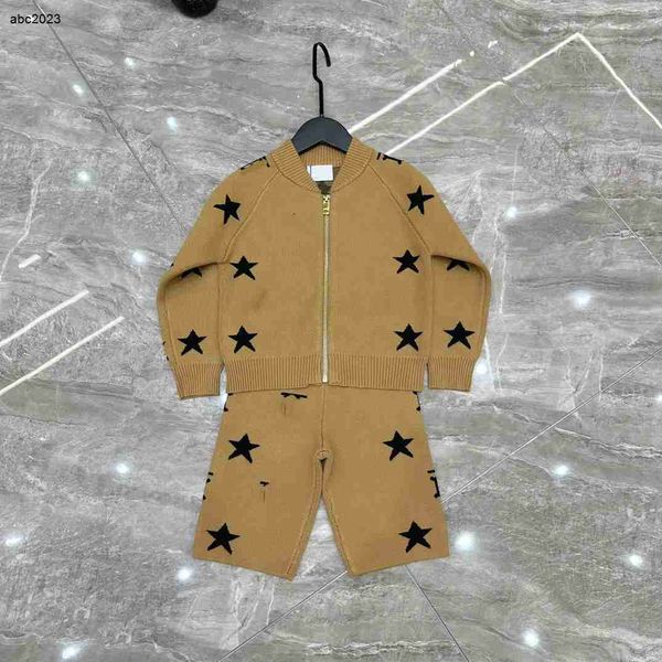 new designer kids tracksuits baby clothes child knitted suit 2pcs pentagram printed zipper long sleeve jacket and knitted shorts june24, White
new designer kids tracksuits baby clothes child knitted suit 2pcs pentagram printed zipper long sleeve jacket and knitted shorts june24, White