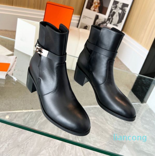 2023 boots perfect brands black brown evening party dress buckles 35-42