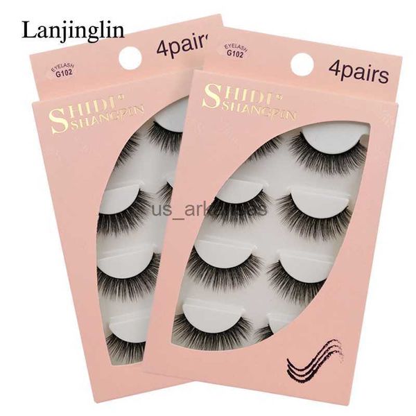 false eyelashes lanjinglin 3/4 pairs mink eyelashes false lashes mink 3d fake eyelash extension make up cilios natural long cruelty lash hkd
false eyelashes lanjinglin 3/4 pairs mink eyelashes false lashes mink 3d fake eyelash extension make up cilios natural long cruelty lash hkd