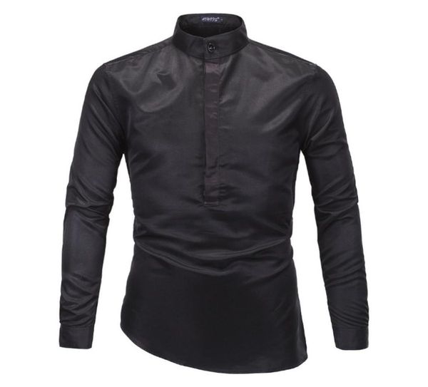 2020 new fashion men shirt stand white cotton shirts british style lrregular shirts slim fit men dress shirts1303878, White;black
2020 new fashion men shirt stand white cotton shirts british style lrregular shirts slim fit men dress shirts1303878, White;black