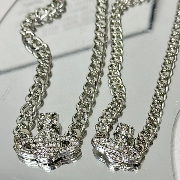 designer full diamond saturn magnetic suction necklace, european and american thick chain, cuban chain, personalized punk collarbone chain,, Silver
designer full diamond saturn magnetic suction necklace, european and american thick chain, cuban chain, personalized punk collarbone chain,, Silver