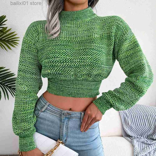 women's sweaters ficusrong women fall winter fashion colorful o neck long sleeve crop knit sweater for ladies all match casual t230817, White;black
women's sweaters ficusrong women fall winter fashion colorful o neck long sleeve crop knit sweater for ladies all match casual t230817, White;black