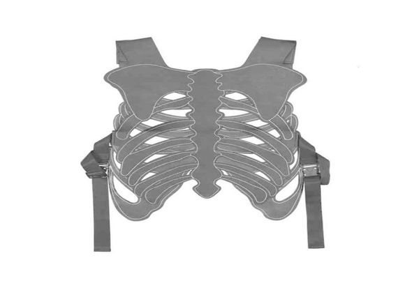 dark skeleton leather vest men039s ins high street fashion brand embroidered vest7745156, Black;white
dark skeleton leather vest men039s ins high street fashion brand embroidered vest7745156, Black;white