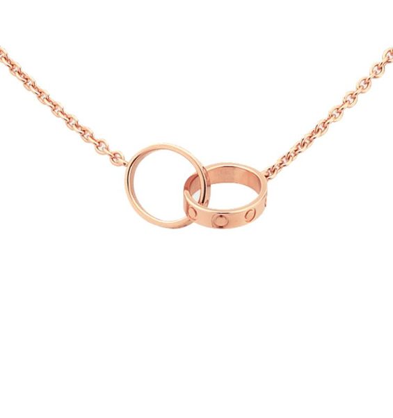 luxury jewelry designer necklaces screw diamond double circle love necklace for couples platinum gold rose pendant stainless steel1794273, Silver
luxury jewelry designer necklaces screw diamond double circle love necklace for couples platinum gold rose pendant stainless steel1794273, Silver