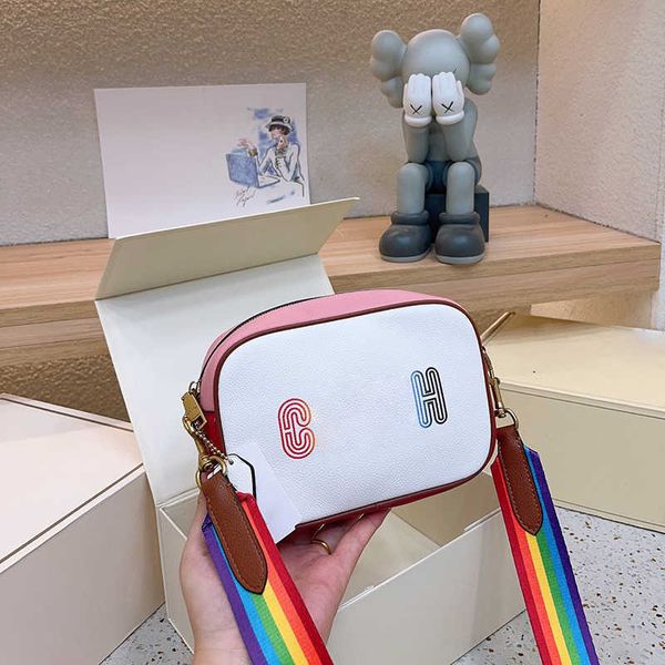 fashion heart rainbow snapscamera bag purses designer woman handbag shoulder bags wide strap square crossbody bag women luxurys handbags 230
fashion heart rainbow snapscamera bag purses designer woman handbag shoulder bags wide strap square crossbody bag women luxurys handbags 230