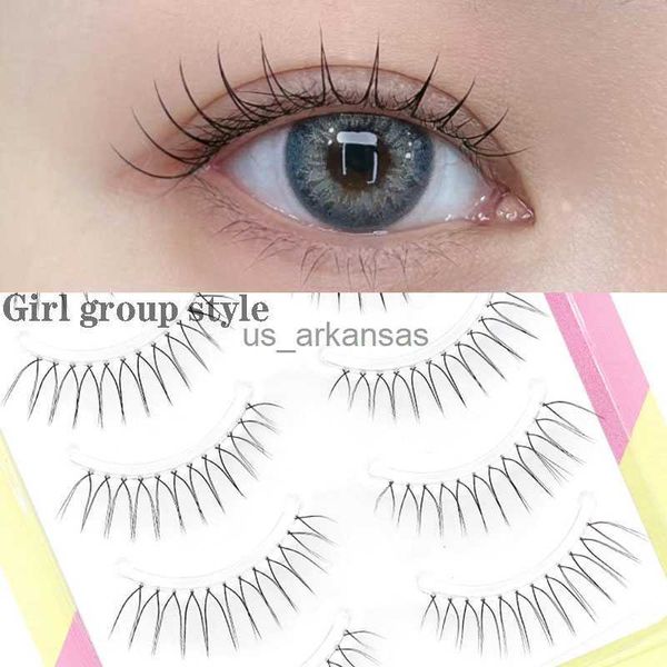 false eyelashes 5pairs girl group false eyelashes u type eyelashes upgraded lash v-shaped transparent stem soft natural mink eye lashes make
false eyelashes 5pairs girl group false eyelashes u type eyelashes upgraded lash v-shaped transparent stem soft natural mink eye lashes make