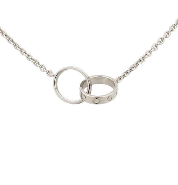 fashion luxury necklace designers screw diamonds double circle love necklaces for couples platinum gold rose pendant stainless ste4153791, Silver
fashion luxury necklace designers screw diamonds double circle love necklaces for couples platinum gold rose pendant stainless ste4153791, Silver