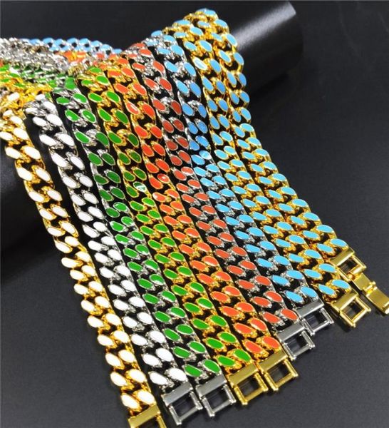 hip hop 11mm heavy miami cuban link chain colorful necklace hiphop gold color fashion jewelry for men1550599, Silver
hip hop 11mm heavy miami cuban link chain colorful necklace hiphop gold color fashion jewelry for men1550599, Silver