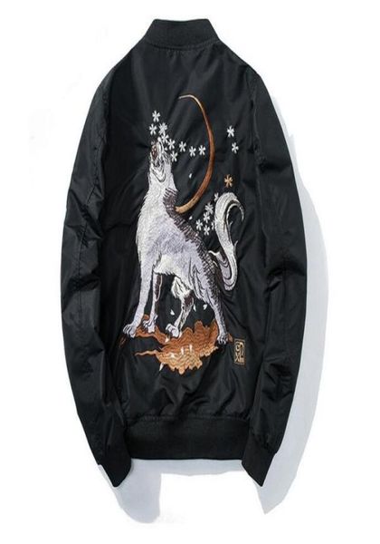 autumn men ma1 bomber jacket harajuku wolf embroidery fashion streetwear casual baseball jackets coats1111546, Black;brown
autumn men ma1 bomber jacket harajuku wolf embroidery fashion streetwear casual baseball jackets coats1111546, Black;brown