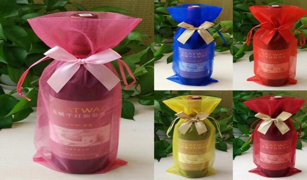 20pcs 6 designs for choice 1437cm thicker korea bowknot wine bottle jewelry organza bags wedding party candy christmas gift bag5535509, Pink;blue
20pcs 6 designs for choice 1437cm thicker korea bowknot wine bottle jewelry organza bags wedding party candy christmas gift bag5535509, Pink;blue