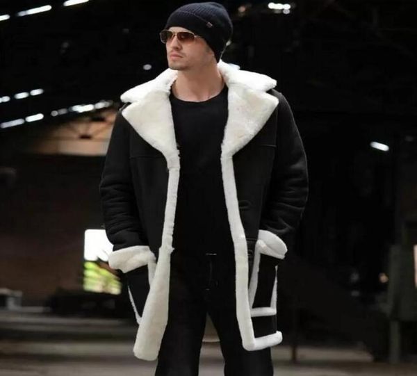 mens winter fleece wool coat for men cotton jacket plush warm lapel medium length coat velvet fashion trench male s5xl9562399, Tan;black
mens winter fleece wool coat for men cotton jacket plush warm lapel medium length coat velvet fashion trench male s5xl9562399, Tan;black