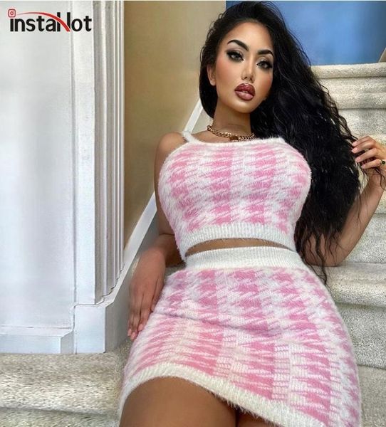 women039s tracksuits insta women crop mini skirt two piece set plaid fuzzy cotton casual elegant summer outfit stretch t5449899, Gray
women039s tracksuits insta women crop mini skirt two piece set plaid fuzzy cotton casual elegant summer outfit stretch t5449899, Gray