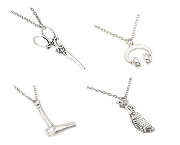 vintage silver jewelry necklace for men with hair dryer scissor comb pendants shape fashion necklace women and men gifts6717570
vintage silver jewelry necklace for men with hair dryer scissor comb pendants shape fashion necklace women and men gifts6717570