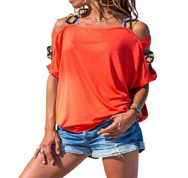 summer women t shirt short sleeve solid color cutout strapless woman t shirt trendy word off shoulder 5865832, White
summer women t shirt short sleeve solid color cutout strapless woman t shirt trendy word off shoulder 5865832, White