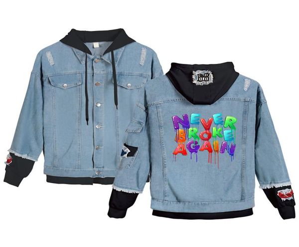 winter men jeans jacket youngboy never broke again patchwork fake two pieces denim hooded jacket coat male outwear streetwear3375805, Black;brown
winter men jeans jacket youngboy never broke again patchwork fake two pieces denim hooded jacket coat male outwear streetwear3375805, Black;brown