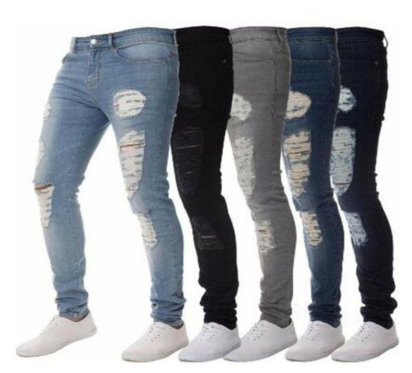 3 colour 2836 men039s ripped skinny biker jeans destroyed frayed slim fit denim pants trousers 563535910894778661980, Blue
3 colour 2836 men039s ripped skinny biker jeans destroyed frayed slim fit denim pants trousers 563535910894778661980, Blue