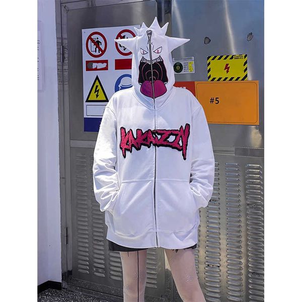geng gui hooded zipper guards men's fashion brand spring and autumn new american heavy duty loose cardigan china-chic coat men and wome, Black
geng gui hooded zipper guards men's fashion brand spring and autumn new american heavy duty loose cardigan china-chic coat men and wome, Black