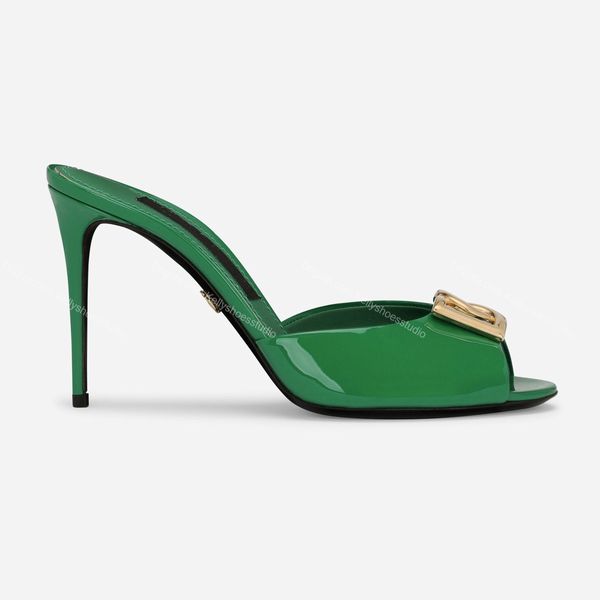 designer sandals women shoes luxury keira patent leather mules peep toes eu35-43 with box dresses party, Black
designer sandals women shoes luxury keira patent leather mules peep toes eu35-43 with box dresses party, Black