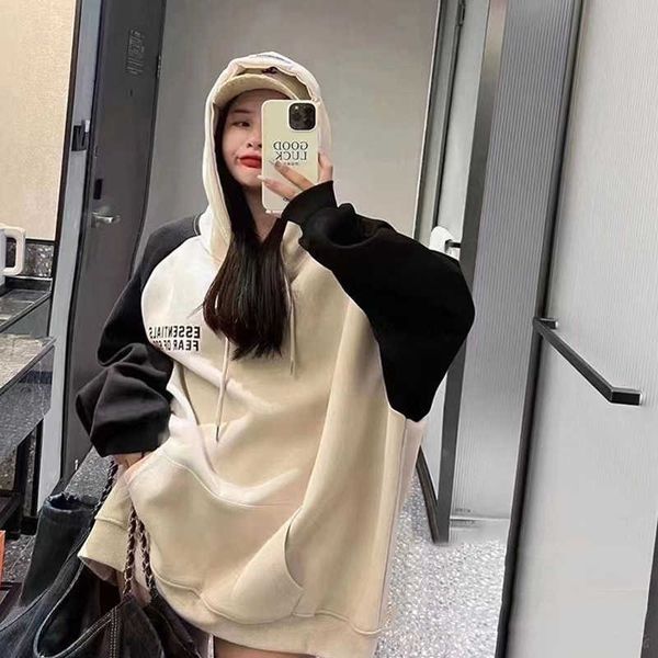 ess hoodie fog double line essentials high street brushed letter pattern contrast loose hoodie couple sweatshirt, Black
ess hoodie fog double line essentials high street brushed letter pattern contrast loose hoodie couple sweatshirt, Black