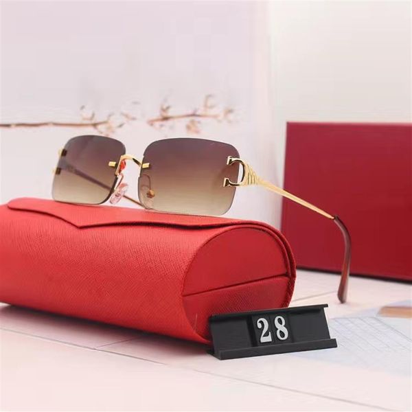 fashion sport sunglasses for men buffalo horn glasses mens women rimless sun eyeglasses silver gold metal frame eyewear lun181j, White;black
fashion sport sunglasses for men buffalo horn glasses mens women rimless sun eyeglasses silver gold metal frame eyewear lun181j, White;black