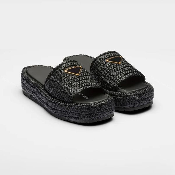 designer sandals women shoes luxury black crochet flatform slides sandal open toes eu35-41 with box casual beach holiday
designer sandals women shoes luxury black crochet flatform slides sandal open toes eu35-41 with box casual beach holiday