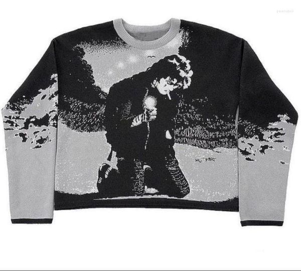 men039s sweaters autumn winter harajuku vintage cartoon anime print knit oversized men sweater aesthetic y2k gothic punk street5213336, White;black
men039s sweaters autumn winter harajuku vintage cartoon anime print knit oversized men sweater aesthetic y2k gothic punk street5213336, White;black