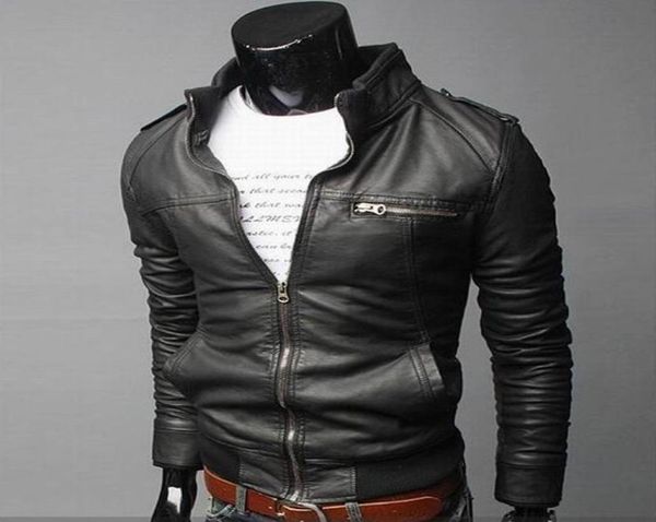men leather jacket men039s stand collar coat spring autumn casual slim pu jacket male moto biker coats outerwear motorcycle coa6042744, Black;brown
men leather jacket men039s stand collar coat spring autumn casual slim pu jacket male moto biker coats outerwear motorcycle coa6042744, Black;brown