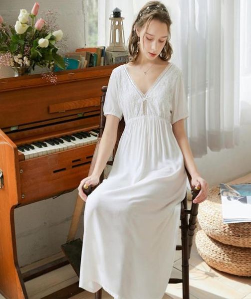 2020 summer sleepwear vintage white cotton nightgown plus size women home wear night dress for wedding nightwear lingerie t6302906182, Black;red
2020 summer sleepwear vintage white cotton nightgown plus size women home wear night dress for wedding nightwear lingerie t6302906182, Black;red