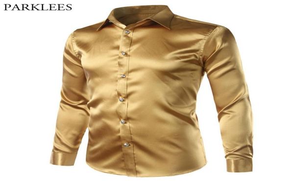 new gold silk satin shirt men slim fit long sleeve dress shirts mens emulation silk shirt male night club party prom camisas 3xl6170423, White;black
new gold silk satin shirt men slim fit long sleeve dress shirts mens emulation silk shirt male night club party prom camisas 3xl6170423, White;black