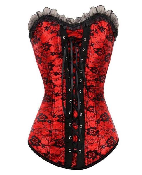 women lace up boned corset victorian floral lace cover overbust corset with zipper side body shaper bustier81005253046771, Black;white
women lace up boned corset victorian floral lace cover overbust corset with zipper side body shaper bustier81005253046771, Black;white