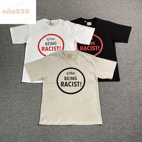 23ss new ga depts slogan letters black and white beige cotton round neck loose versatile men women casual trend short sleeve, White;black
23ss new ga depts slogan letters black and white beige cotton round neck loose versatile men women casual trend short sleeve, White;black