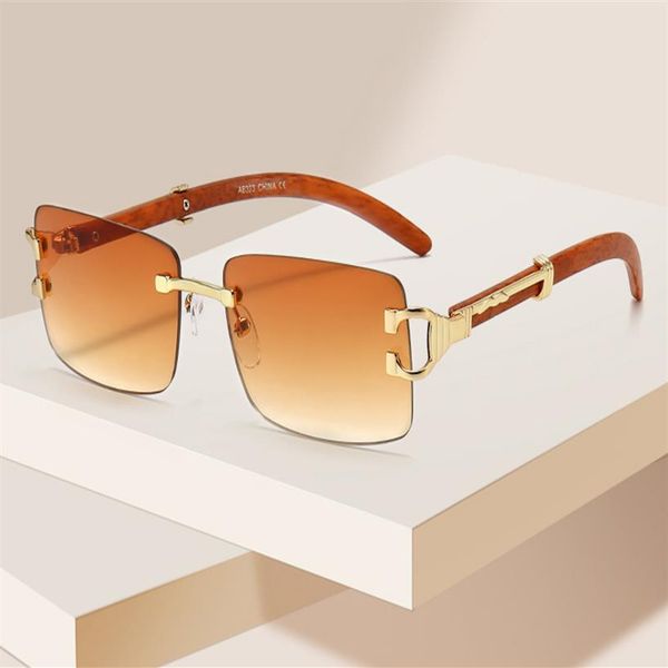 new fashion mens women sunglasses metal gold frame clear lens eyeglasses eyewear polarized rimless buffalo horn sun glasses with b252p, White;black
new fashion mens women sunglasses metal gold frame clear lens eyeglasses eyewear polarized rimless buffalo horn sun glasses with b252p, White;black